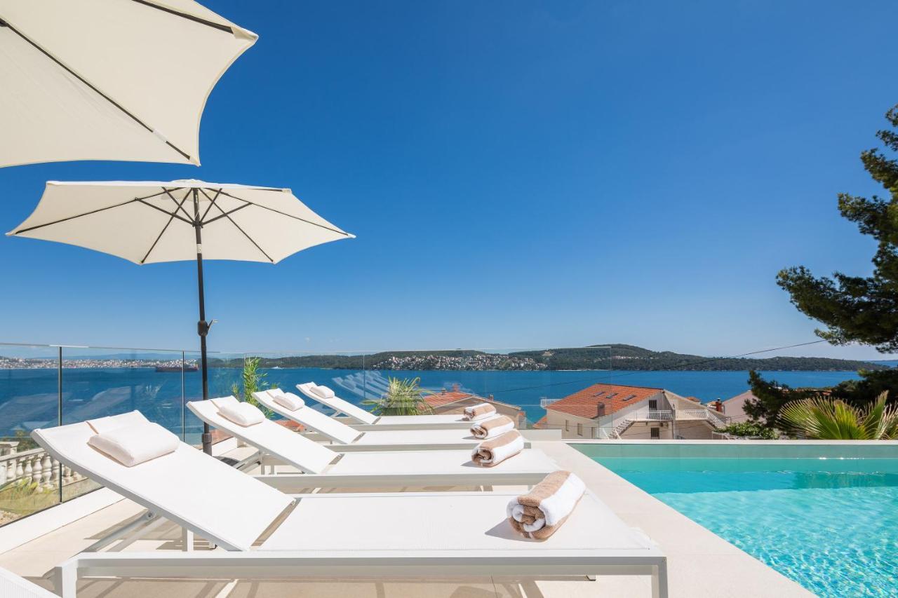 Villa Adria View With Heated Pool I Trogir Exterior foto