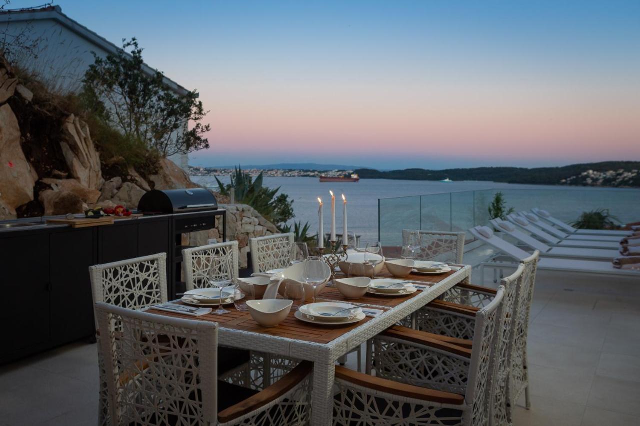 Villa Adria View With Heated Pool I Trogir Exterior foto