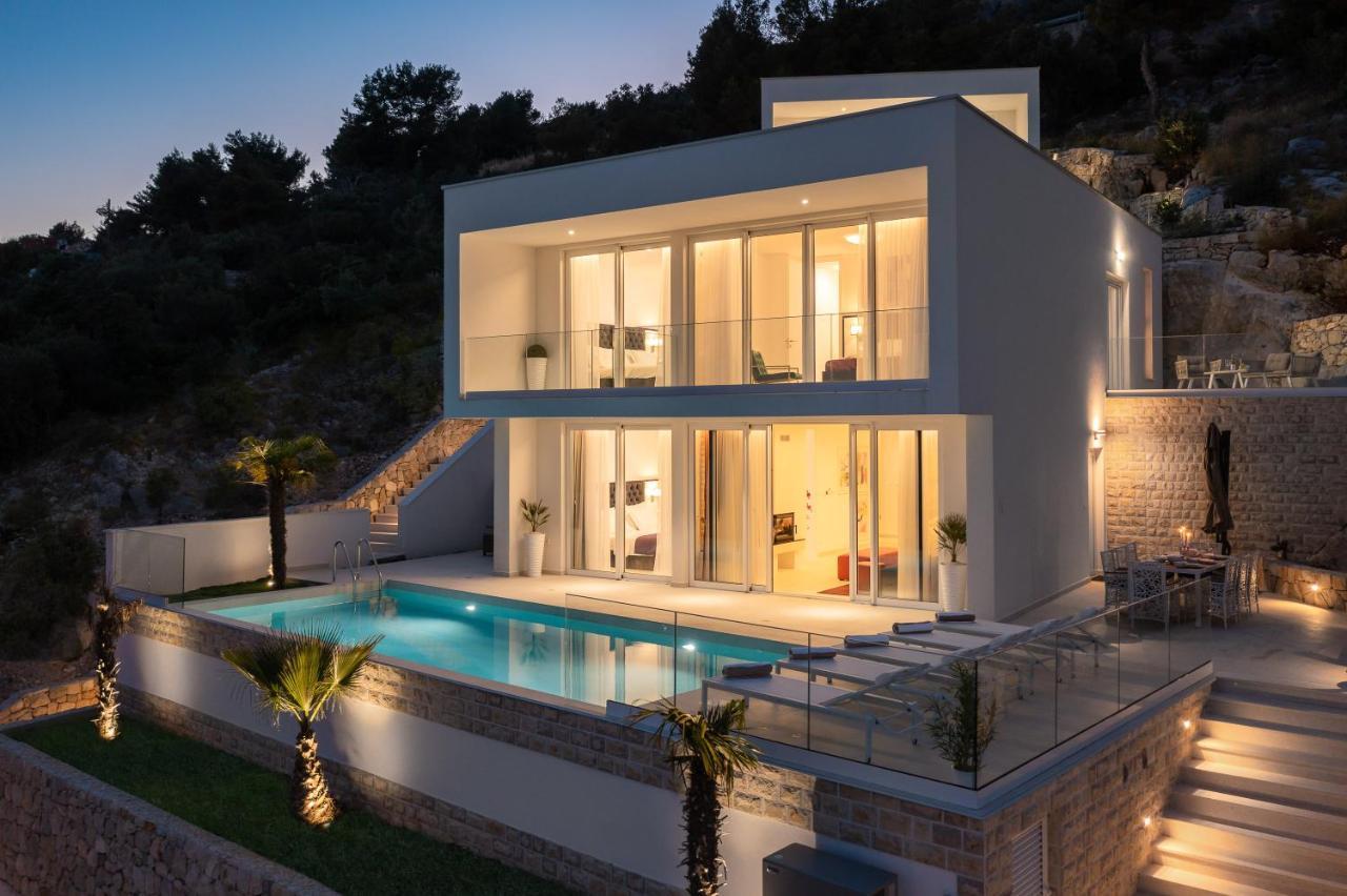 Villa Adria View With Heated Pool I Trogir Exterior foto